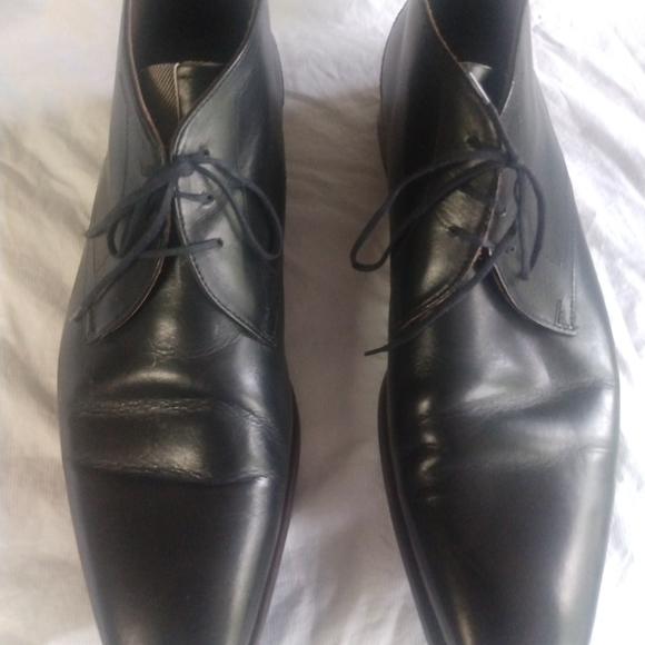 Floris Van Bommel Men's  Suede&Leather Chelsea Dress Laceup Boots Size 12C - Picture 12 of 12